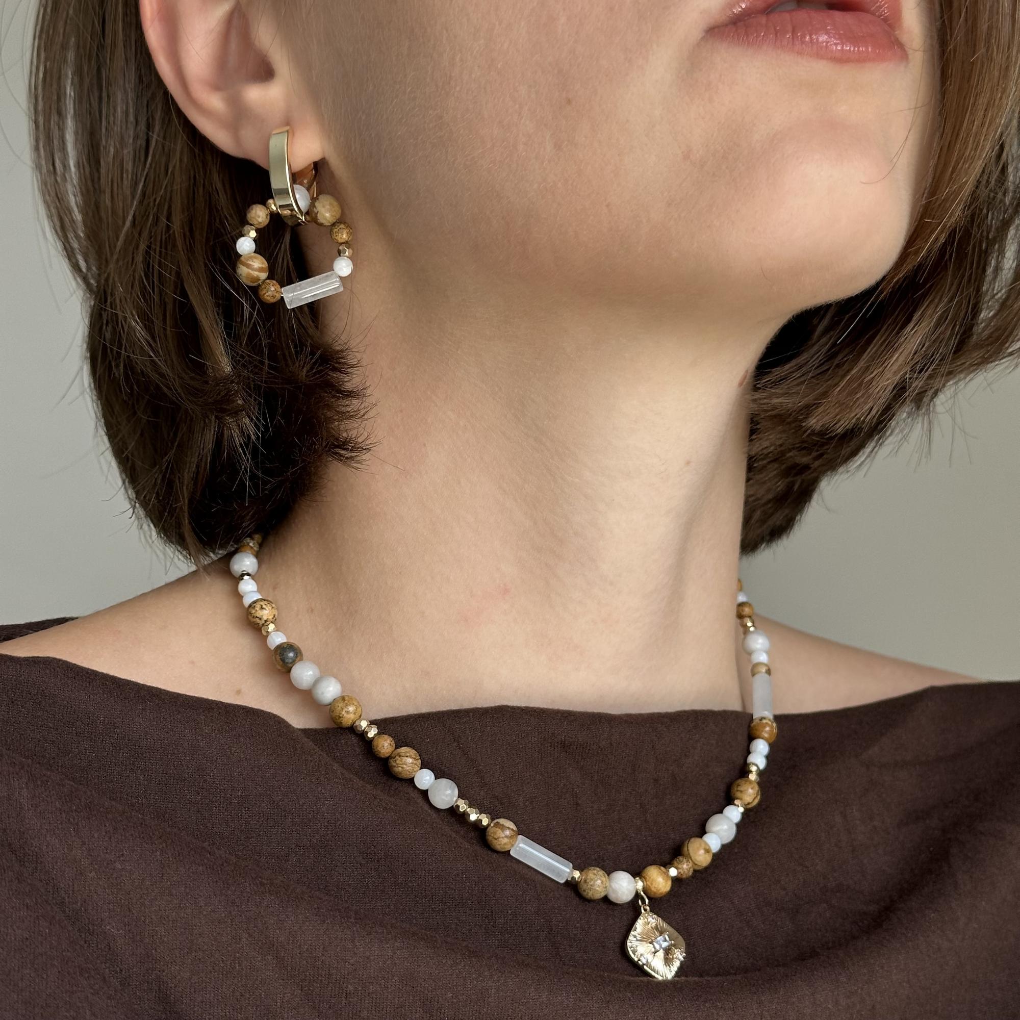 Набор подвесок на серьги конго «Карамель»