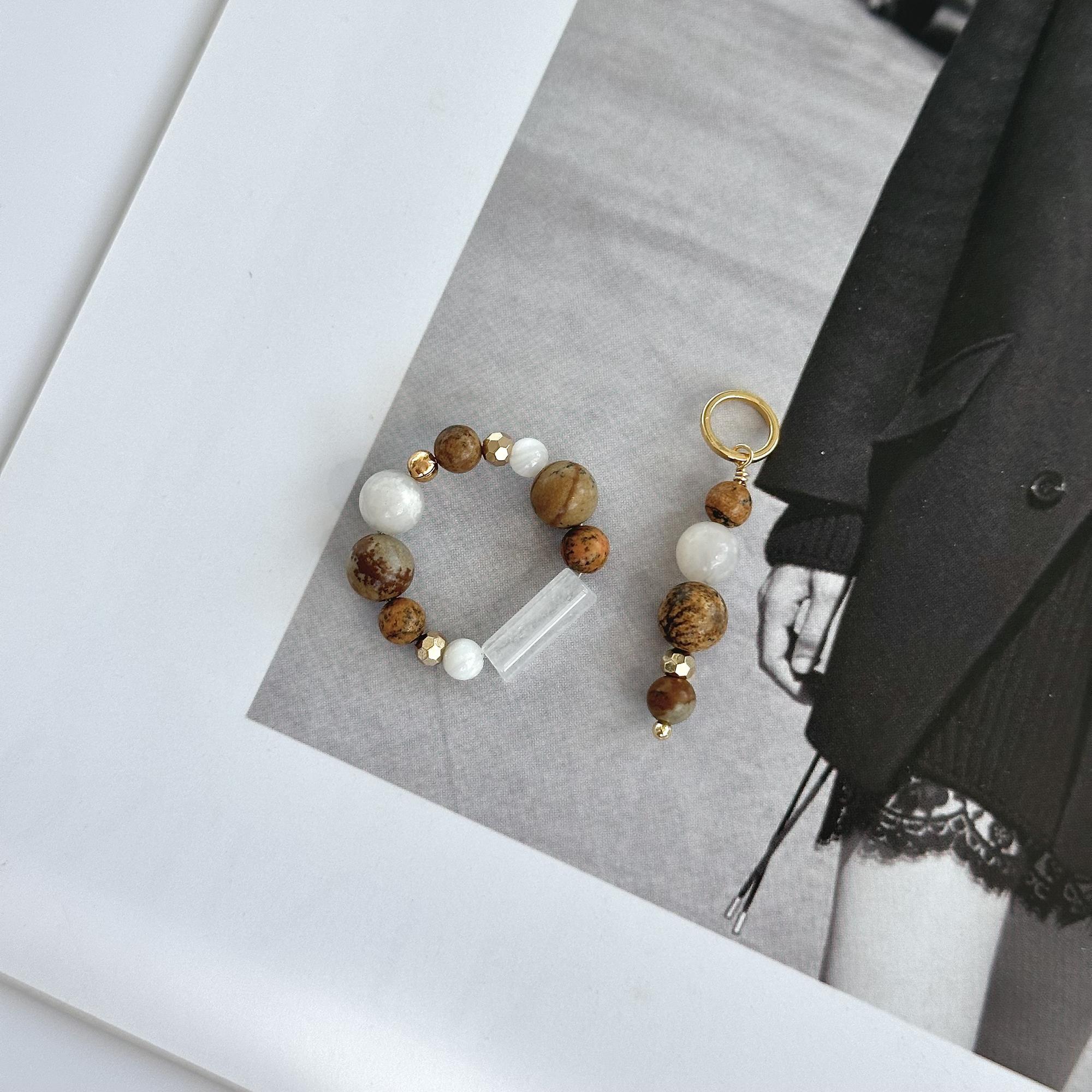 Набор подвесок на серьги конго «Карамель»