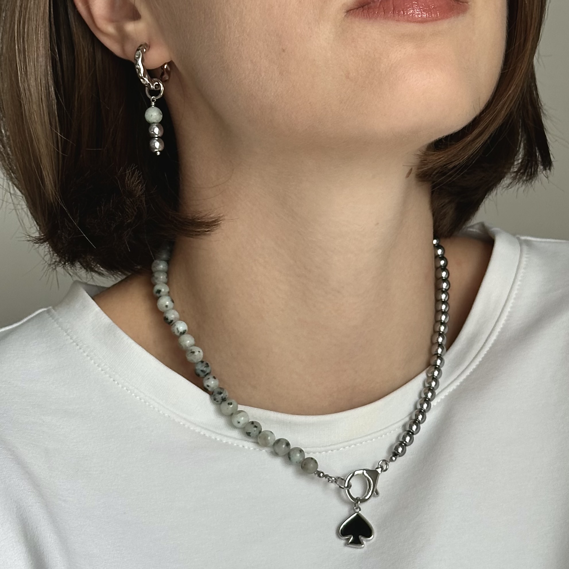 Набор подвесок на серьги конго «Black drop»