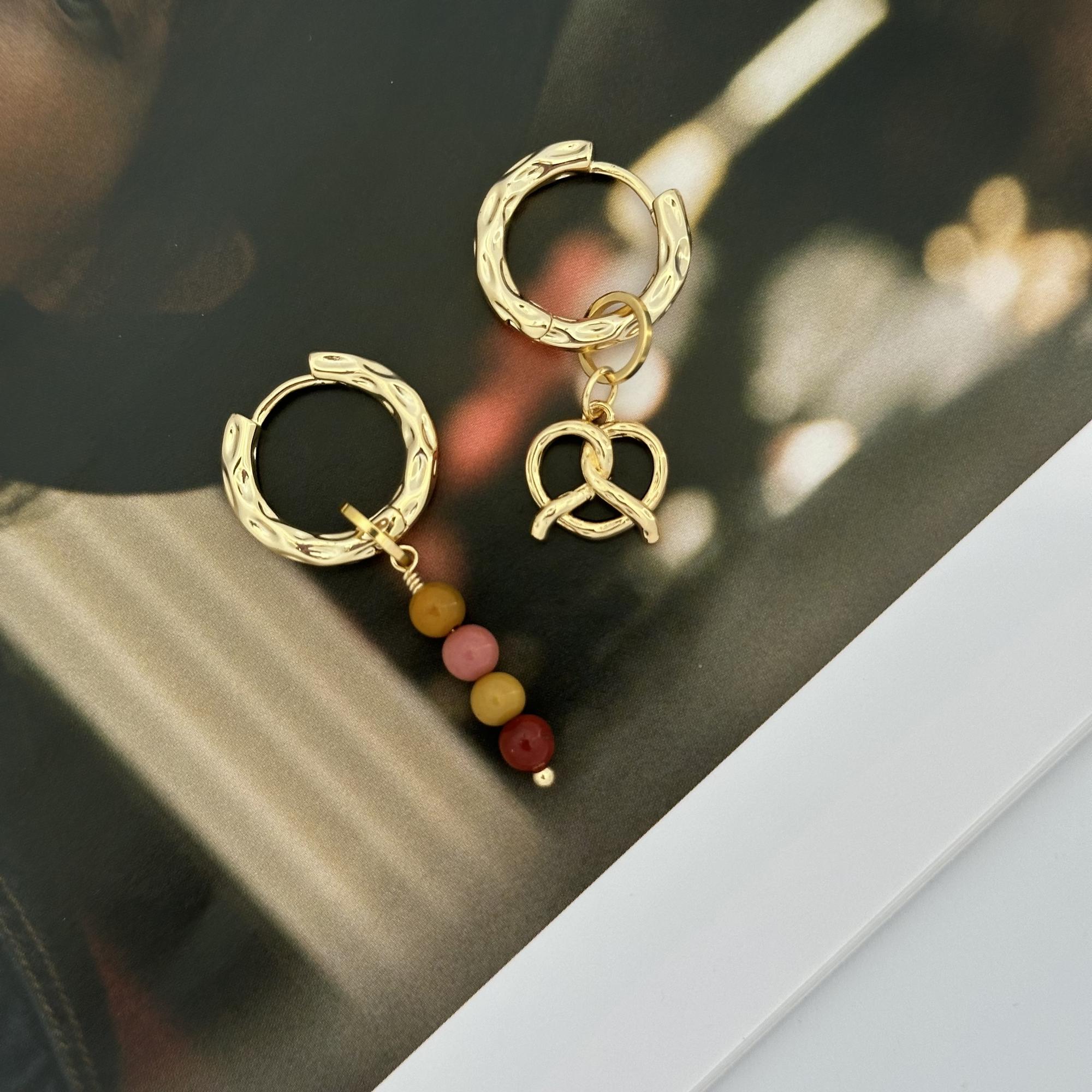 Набор подвесок на серьги конго «Крендель»