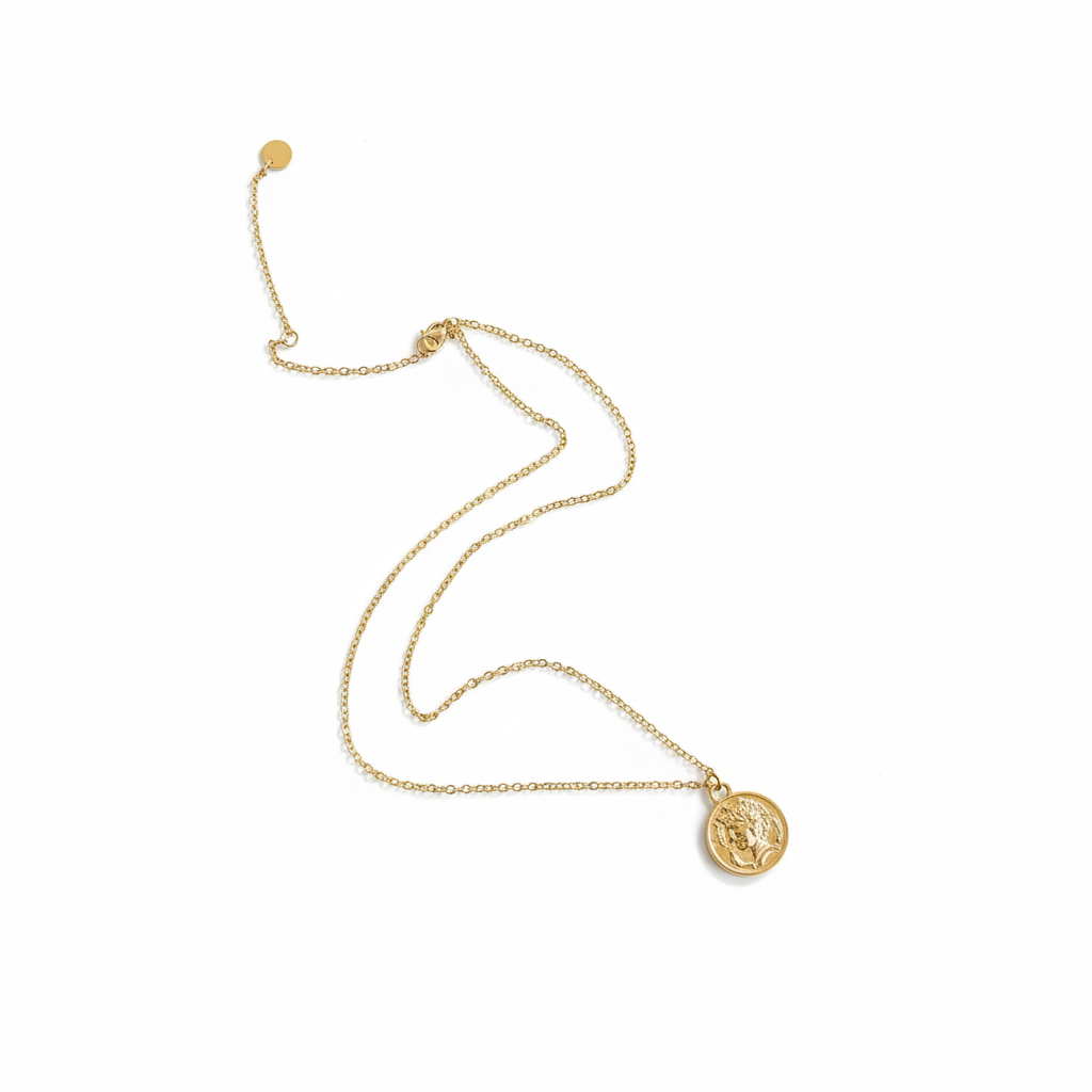 Подвеска на цепочке "Монета"