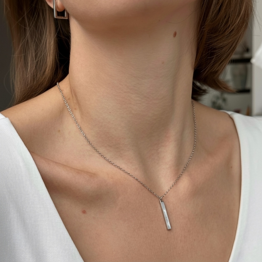 Подвеска палочка на цепочке