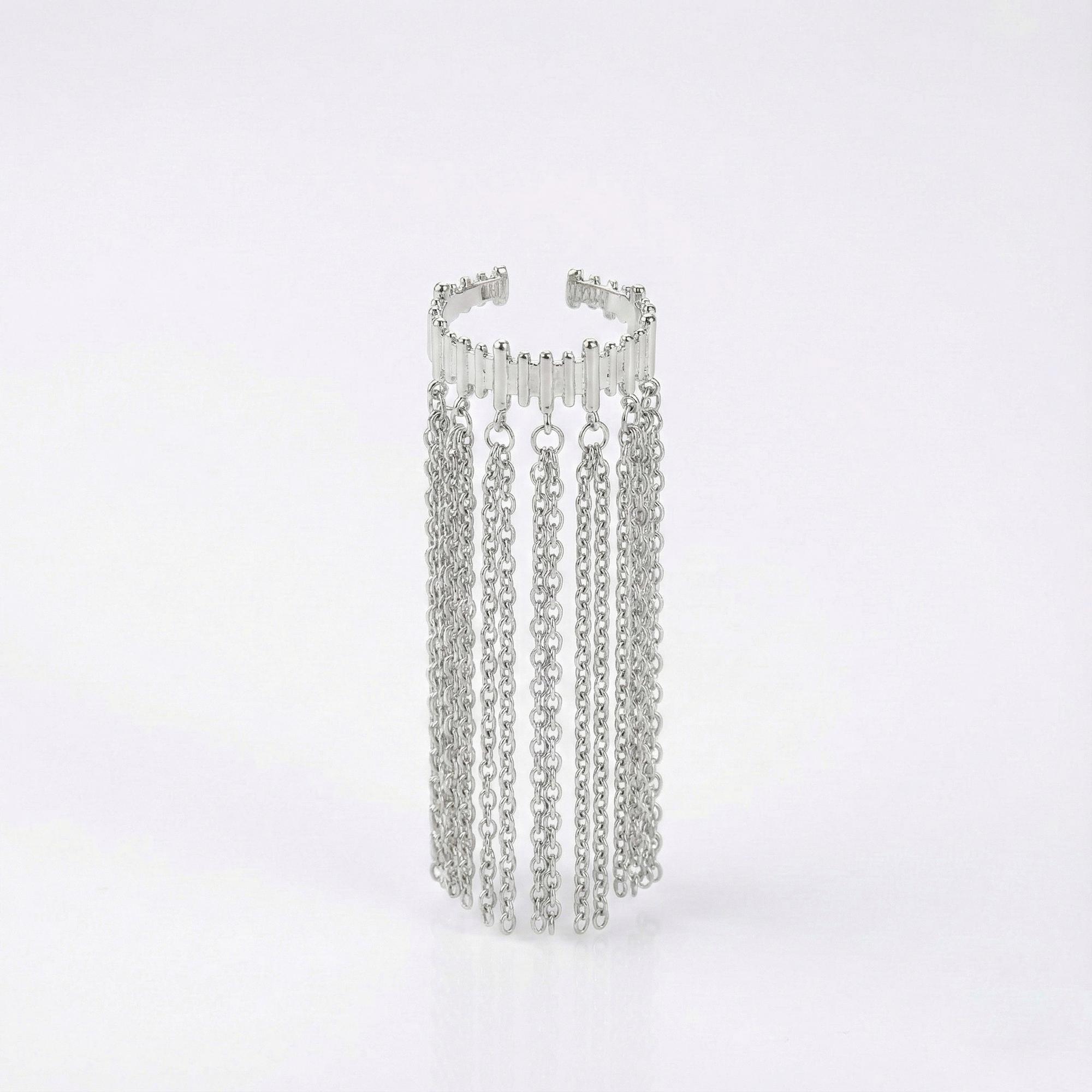 Кольцо с цепочками