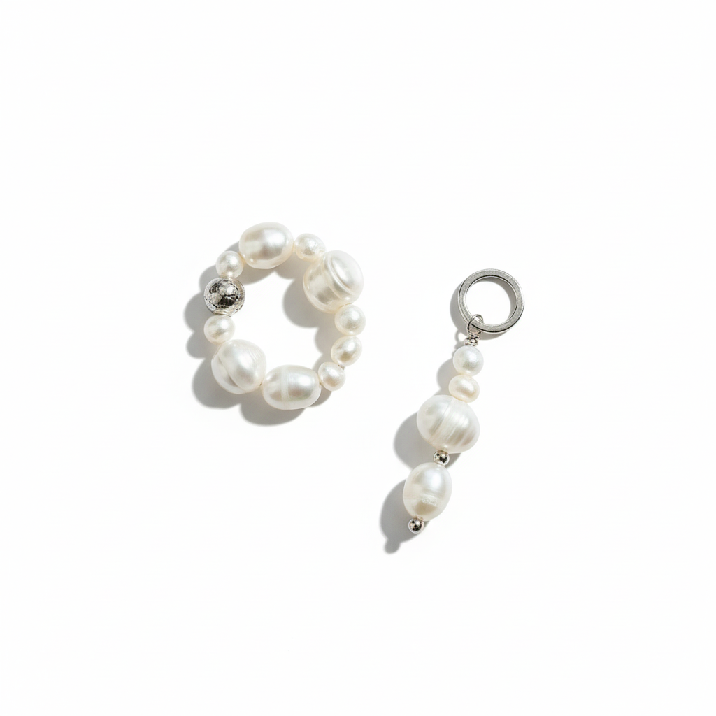 Набор подвесок на серьги конго «Жемчужный микс»