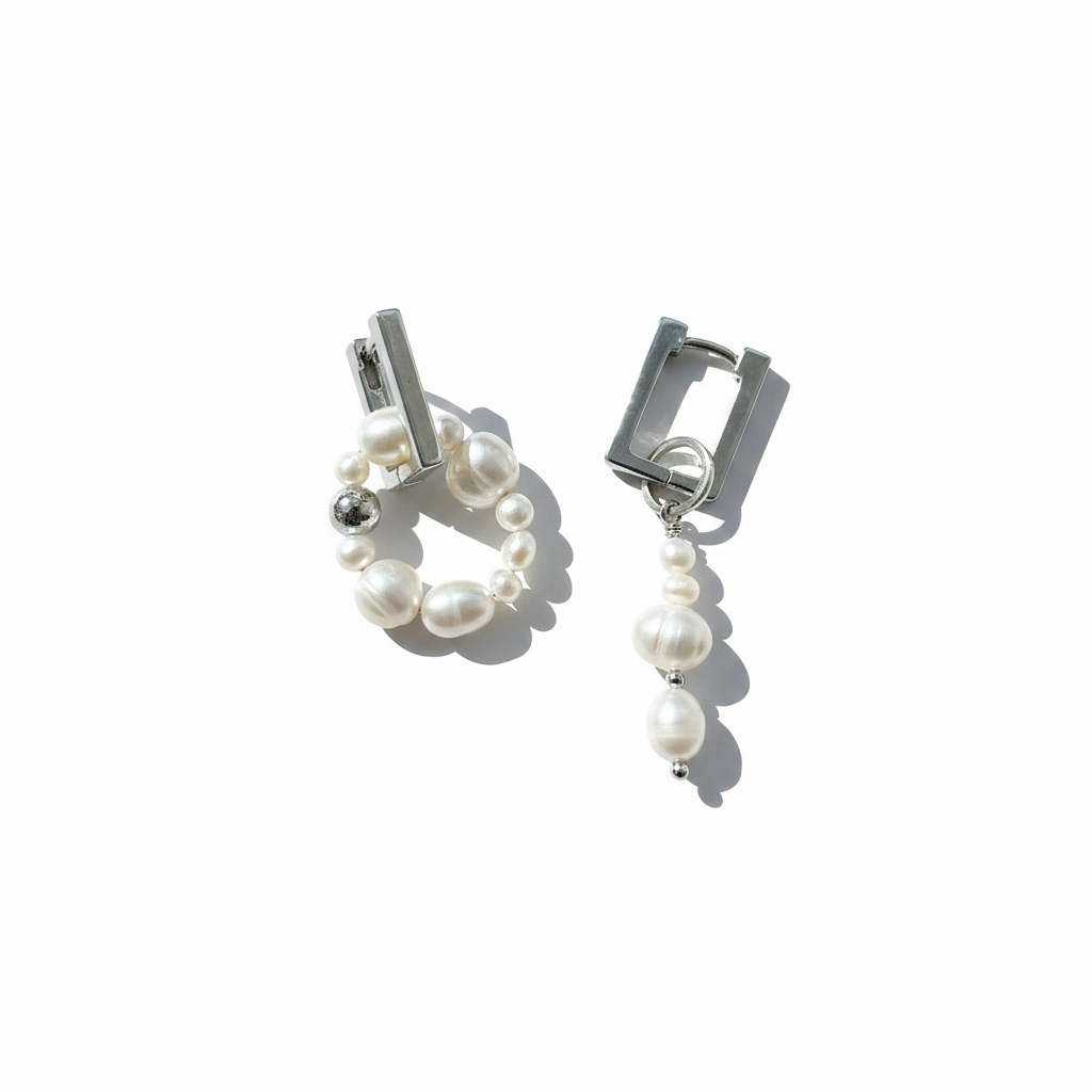 Набор подвесок на серьги конго «Жемчужный микс»