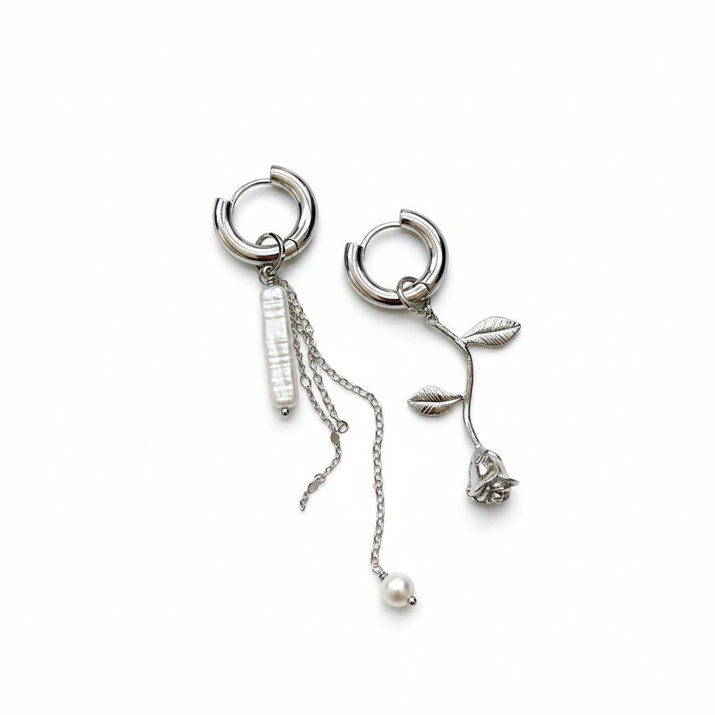 Набор подвесок на серьги конго "Красавица и Чудовище"