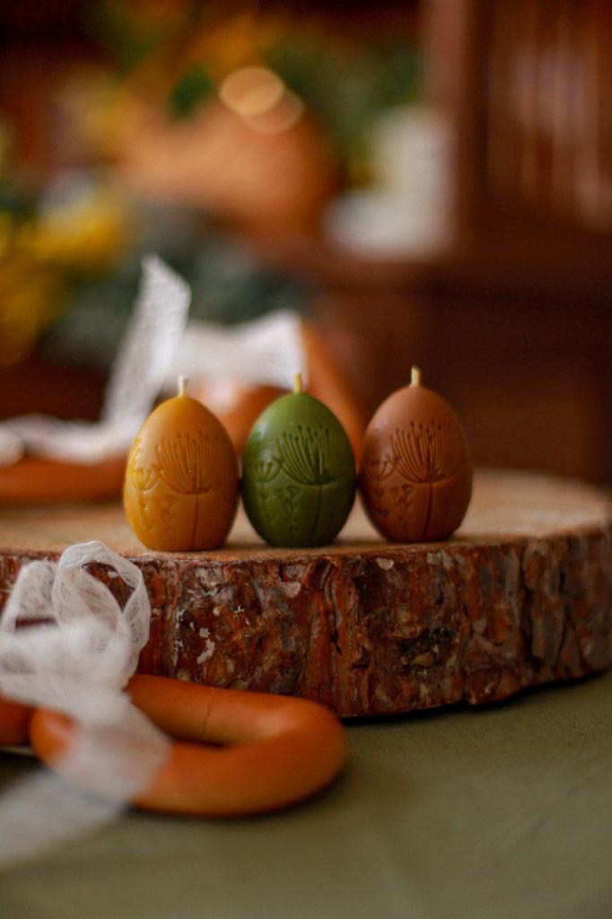 Свеча яйцо «Соцветие»