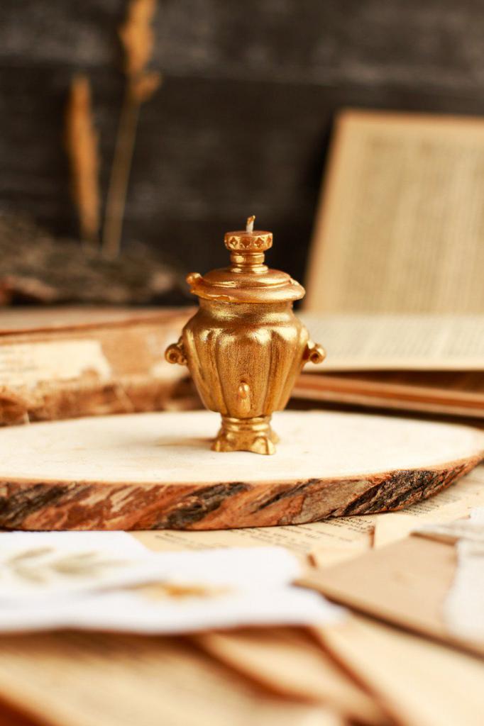 Свеча «Самовар» антикварня