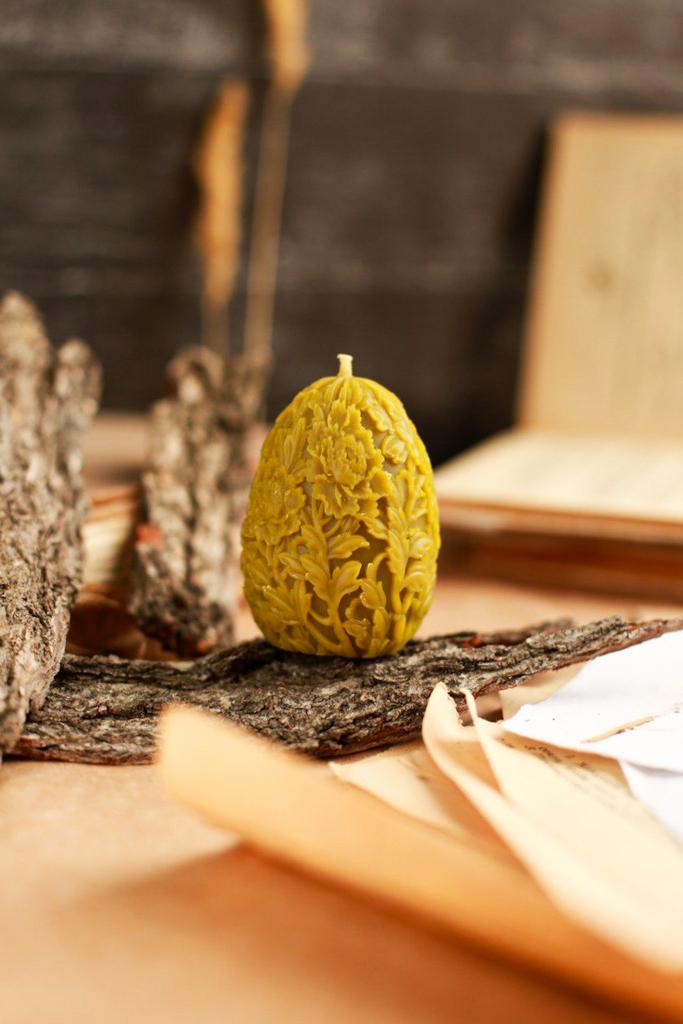 Свеча яйцо «Винтажное»№3