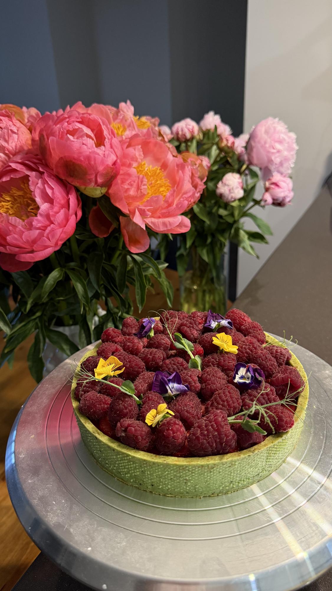 ТАРТ ФИСТАШКА-МАЛИНА