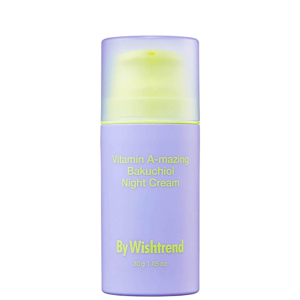 Ночной крем с ретиналем и бакучиолом By Wishtrend Vitamin A-mazing Bakuchiol Night Cream