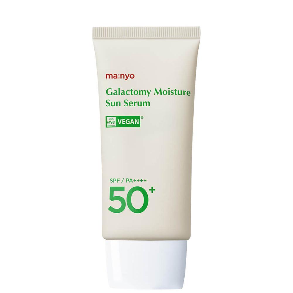 Солнцезащитная крем-сыворотка для сияния кожи Manyo Galactomy Moisture Sun Serum SPF50+ PA++++
