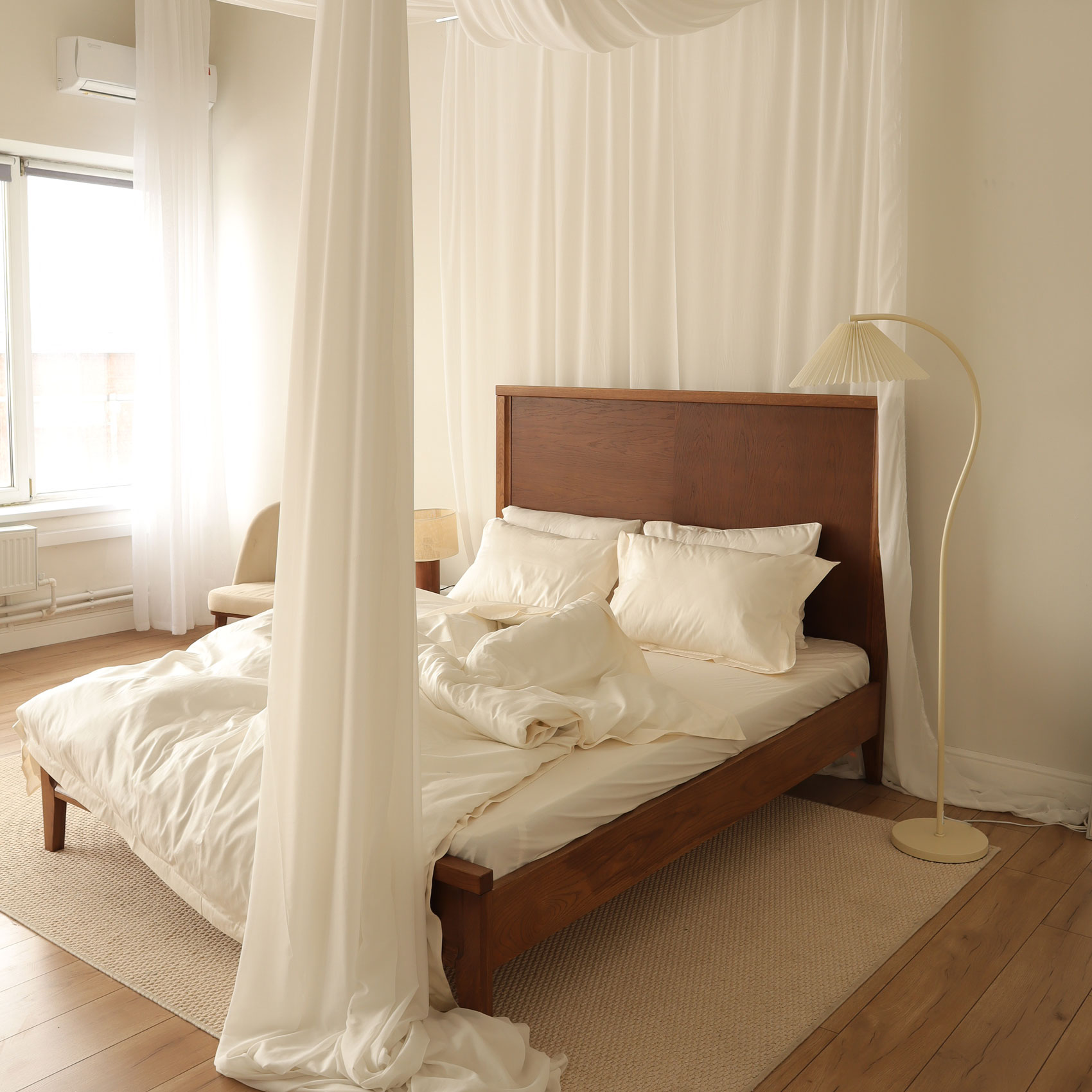 ПОСТЕЛЬНОЕ БЕЛЬЕ ИЗ МАКО-САТИНА "ANTIQUE WHITE"