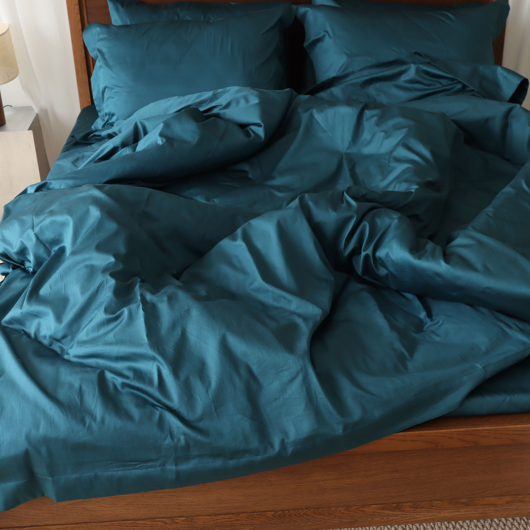 ПРОСТЫНЯ ИЗ МАКО-САТИНА "EMERALD"