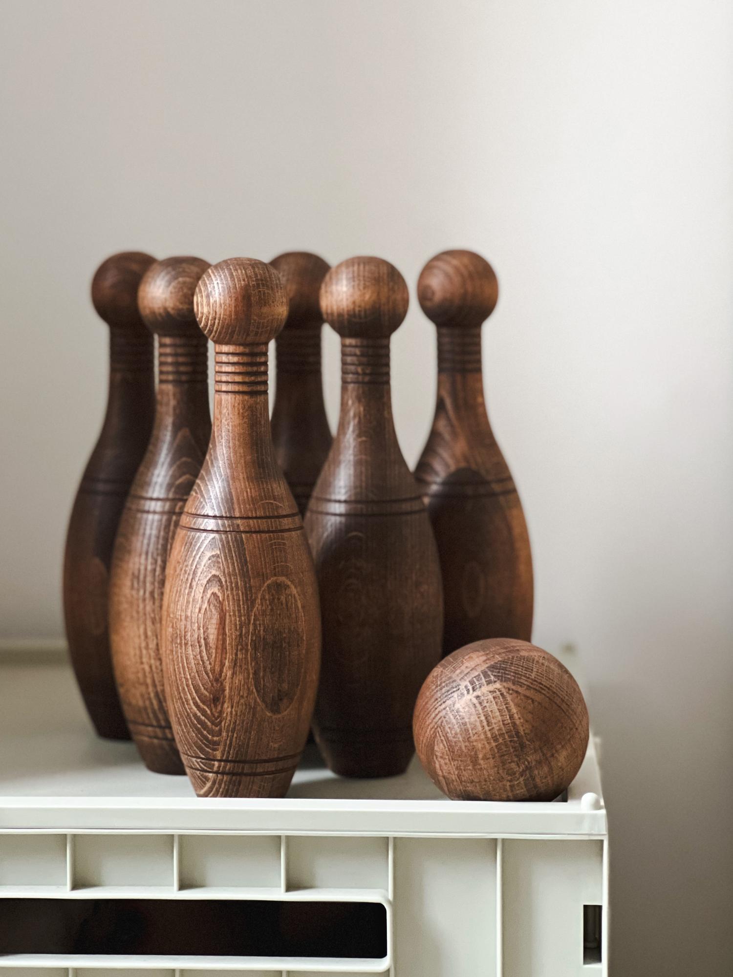 Кегельбан — боулинг деревянный