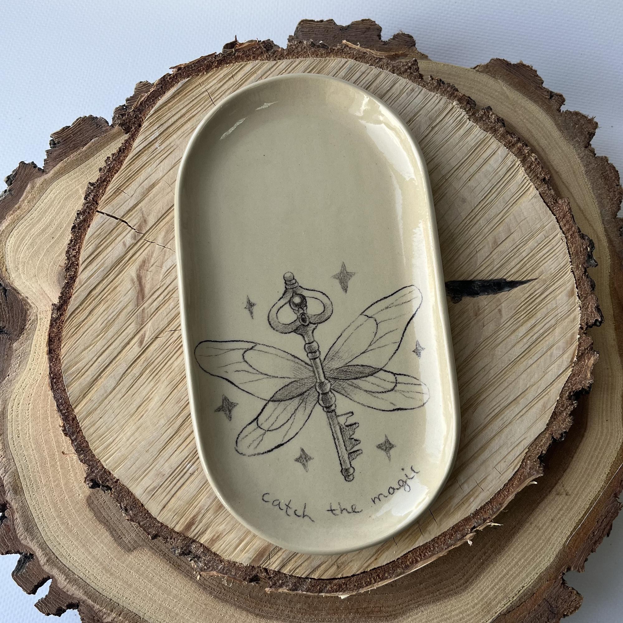 Овальная тарелка по мотивам Гарри Поттера