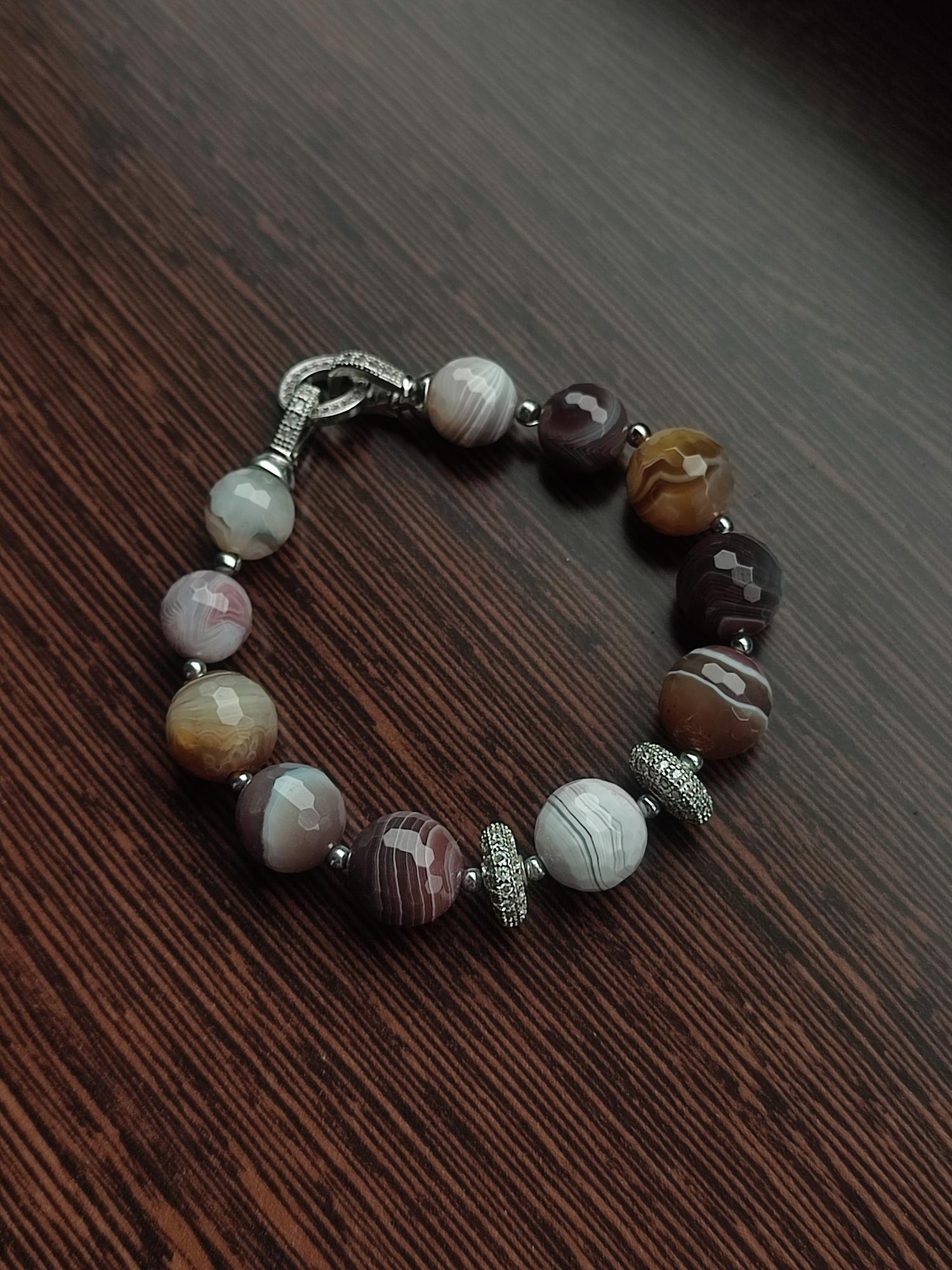 БРАСЛЕТ С АГАТОМ