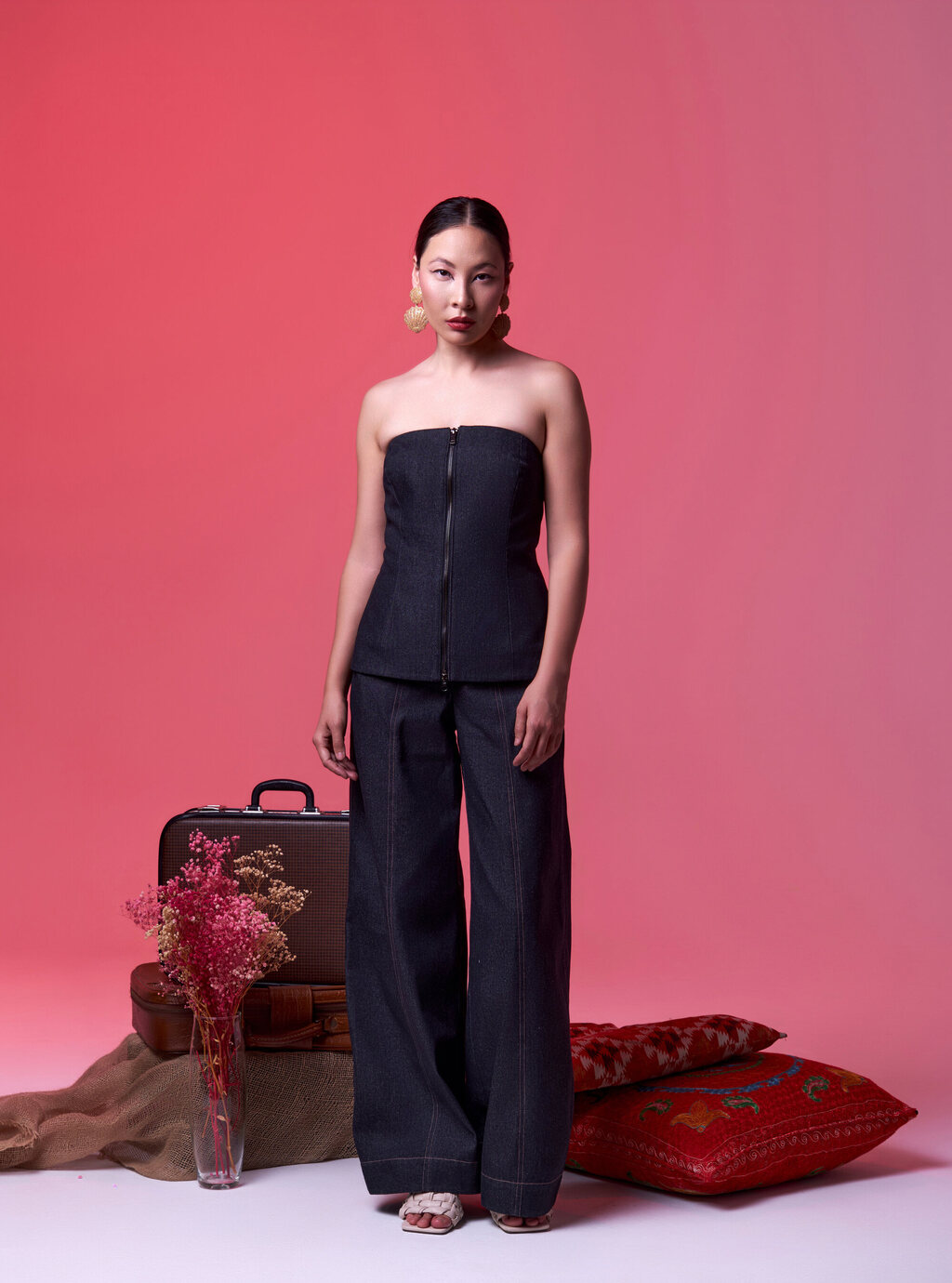 Брюки джинсовые