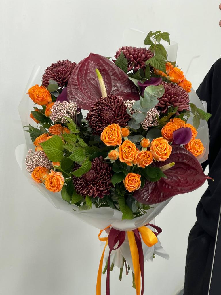 Авторский букет в осенней тематике