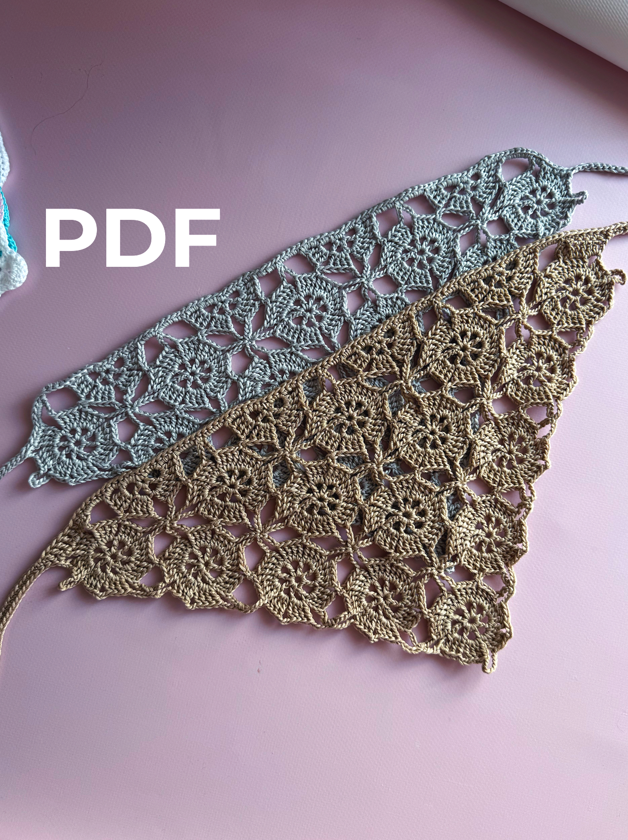 Цветочная косынка