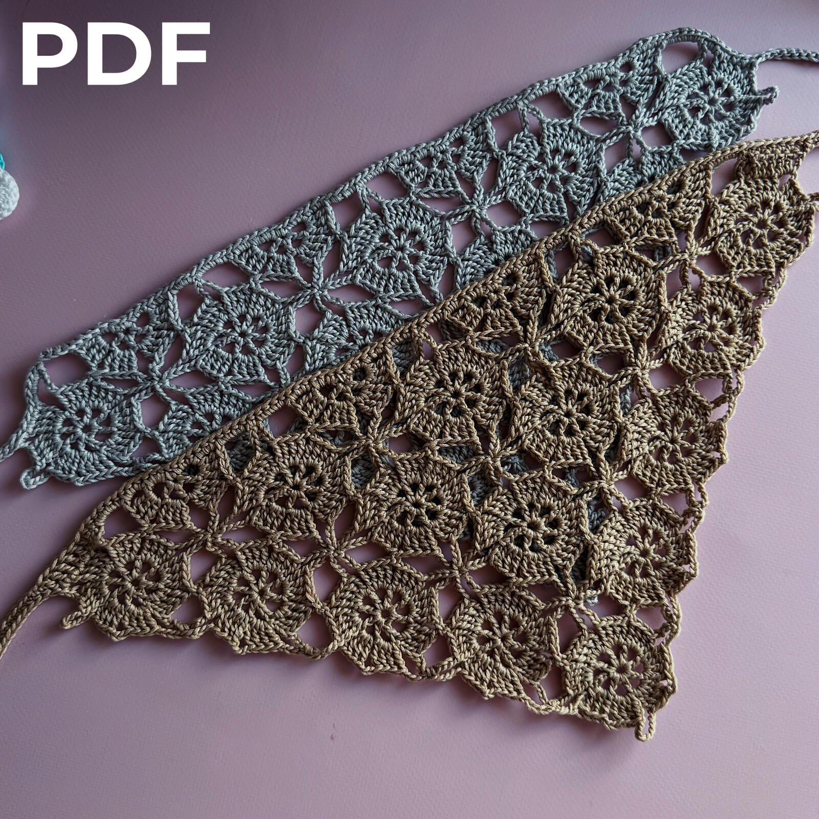 Цветочная косынка