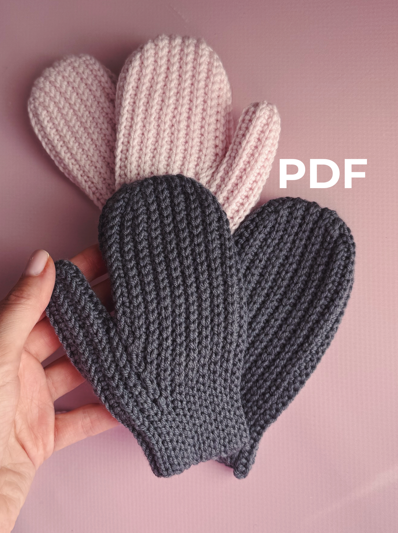 Варежки крючком