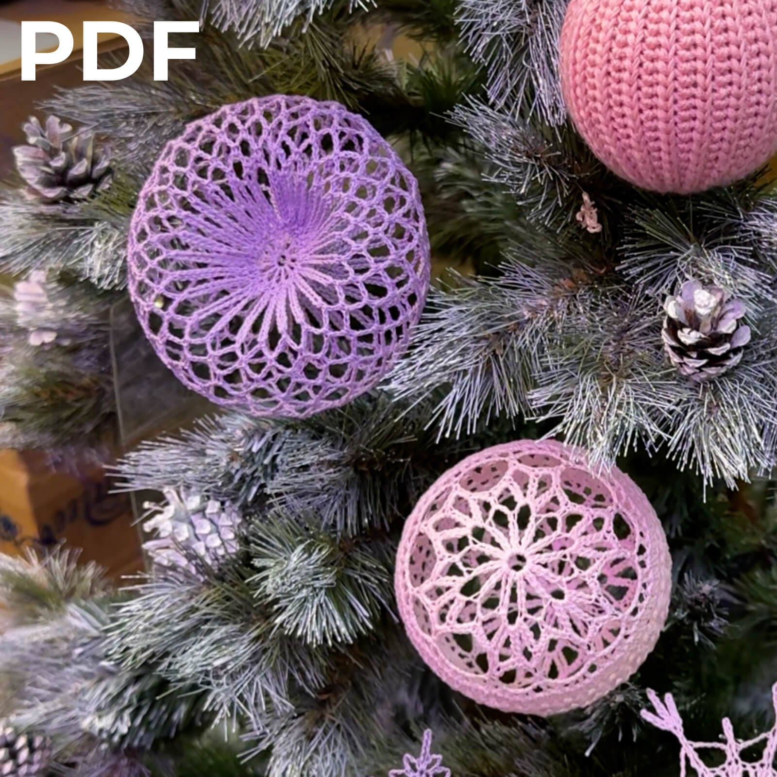 НГ игрушки "Ажурные шары"