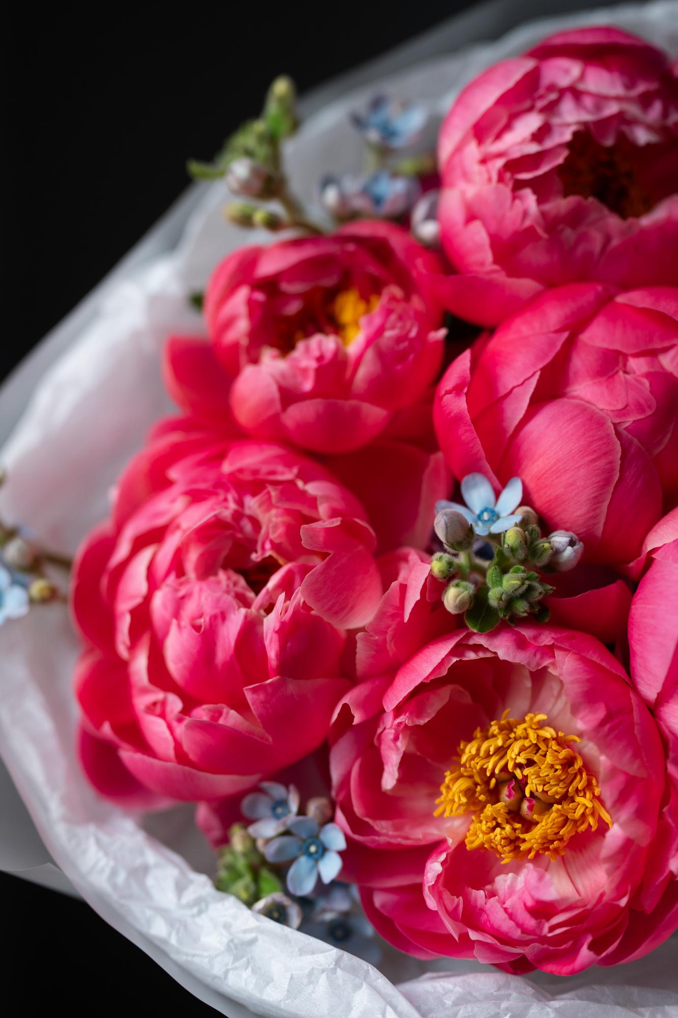 Букет "Пионовый шарм"