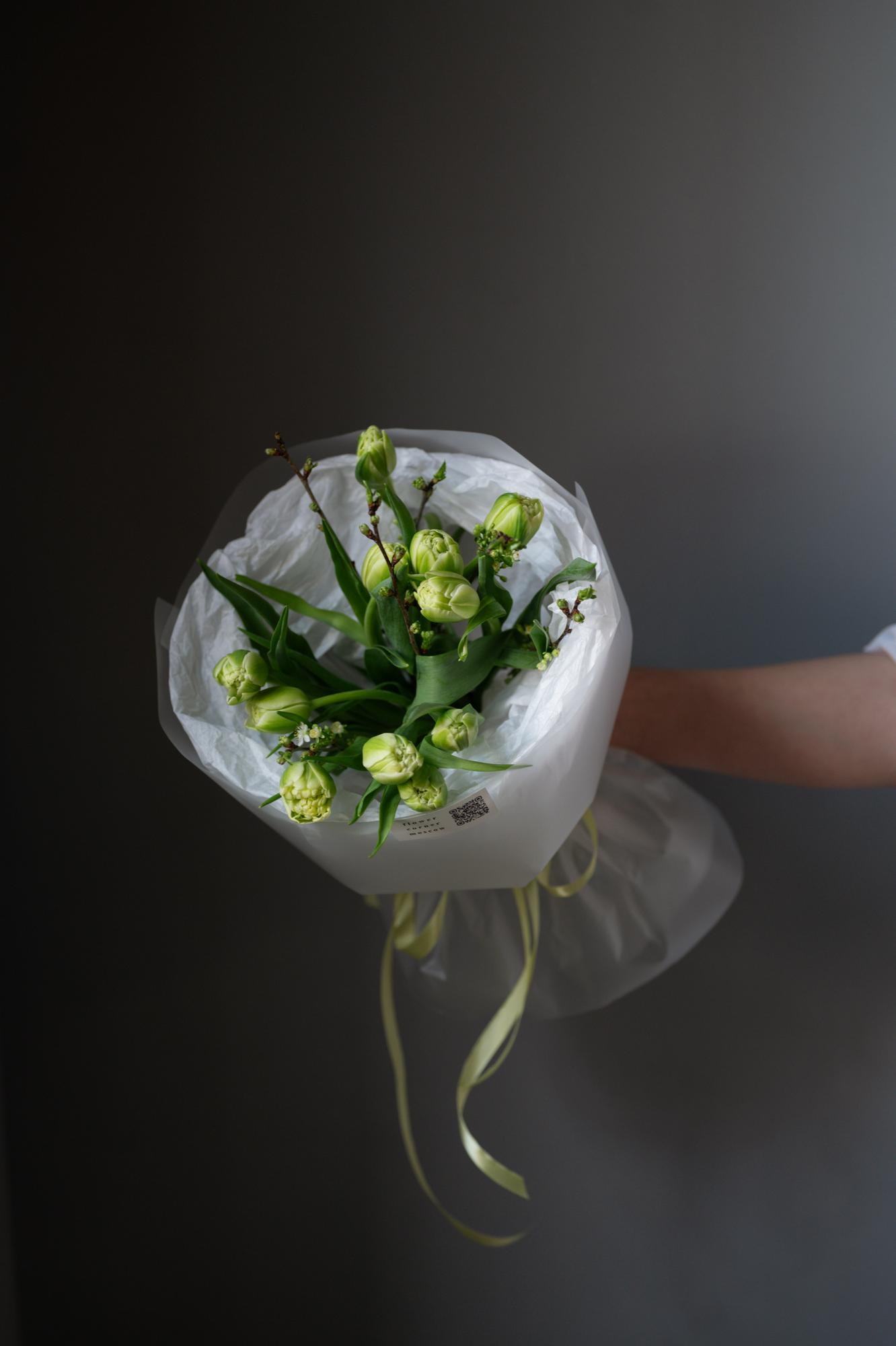 Букет "Зеленая весна"