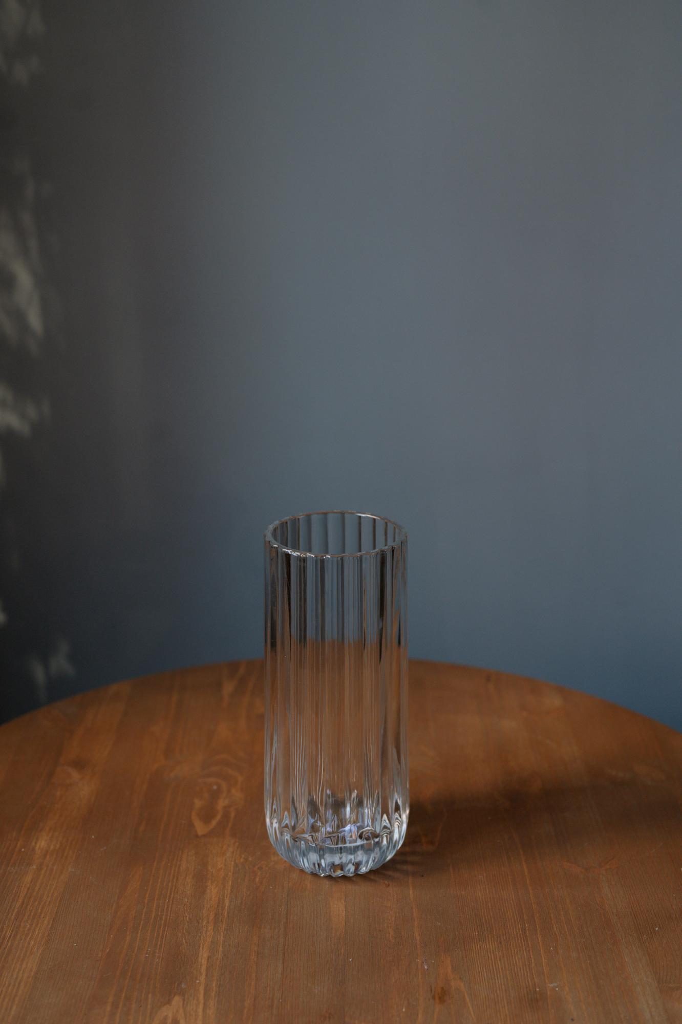 Ваза граненая прозрачная