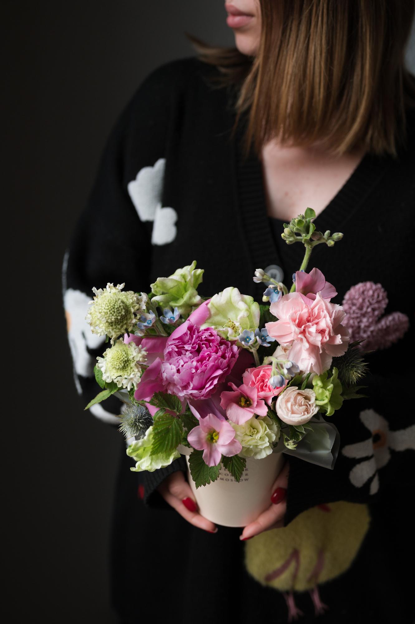 Композиция "Пионовая нежность"