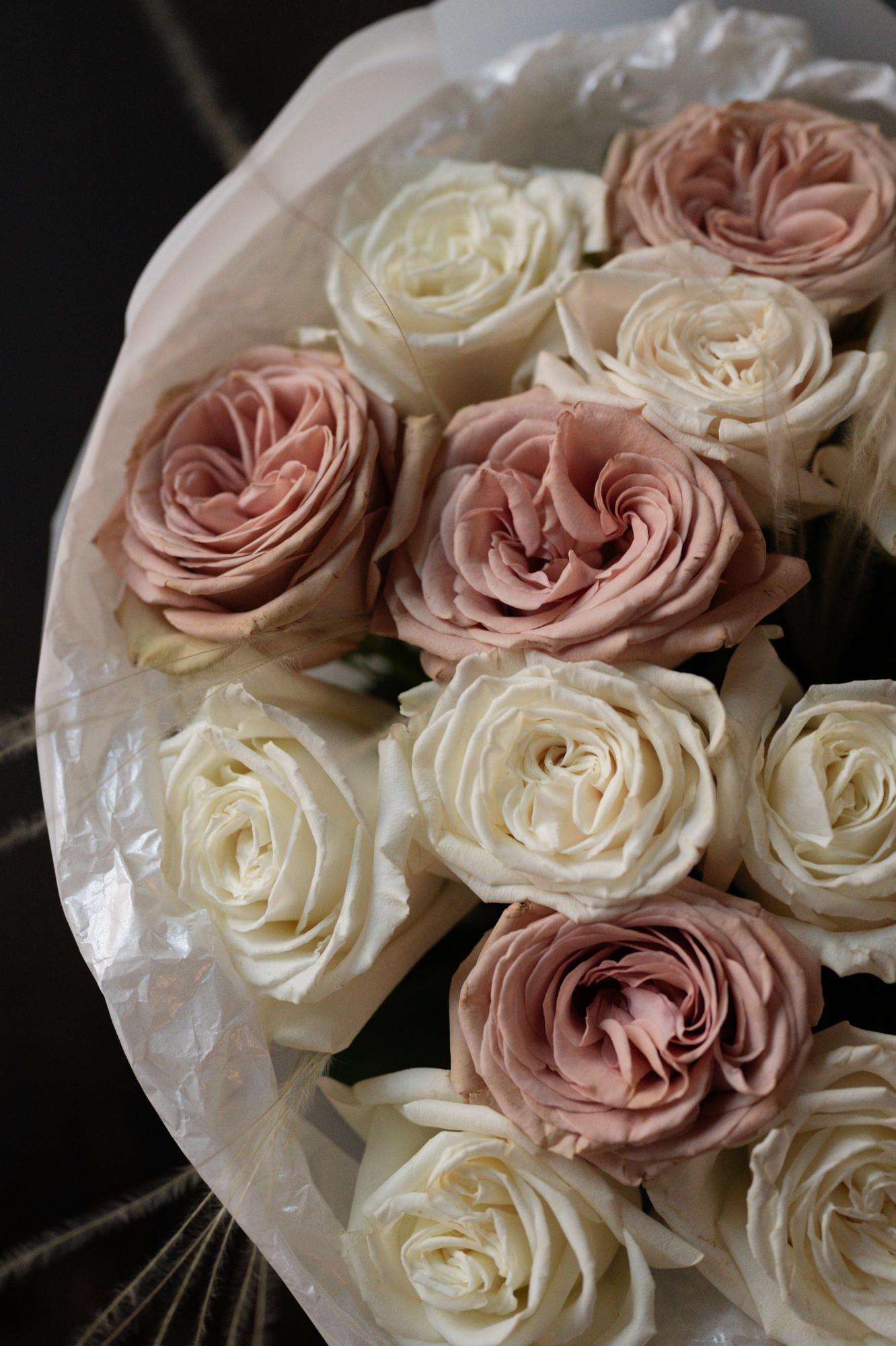 Дуо-букет "Кофе с молоком"