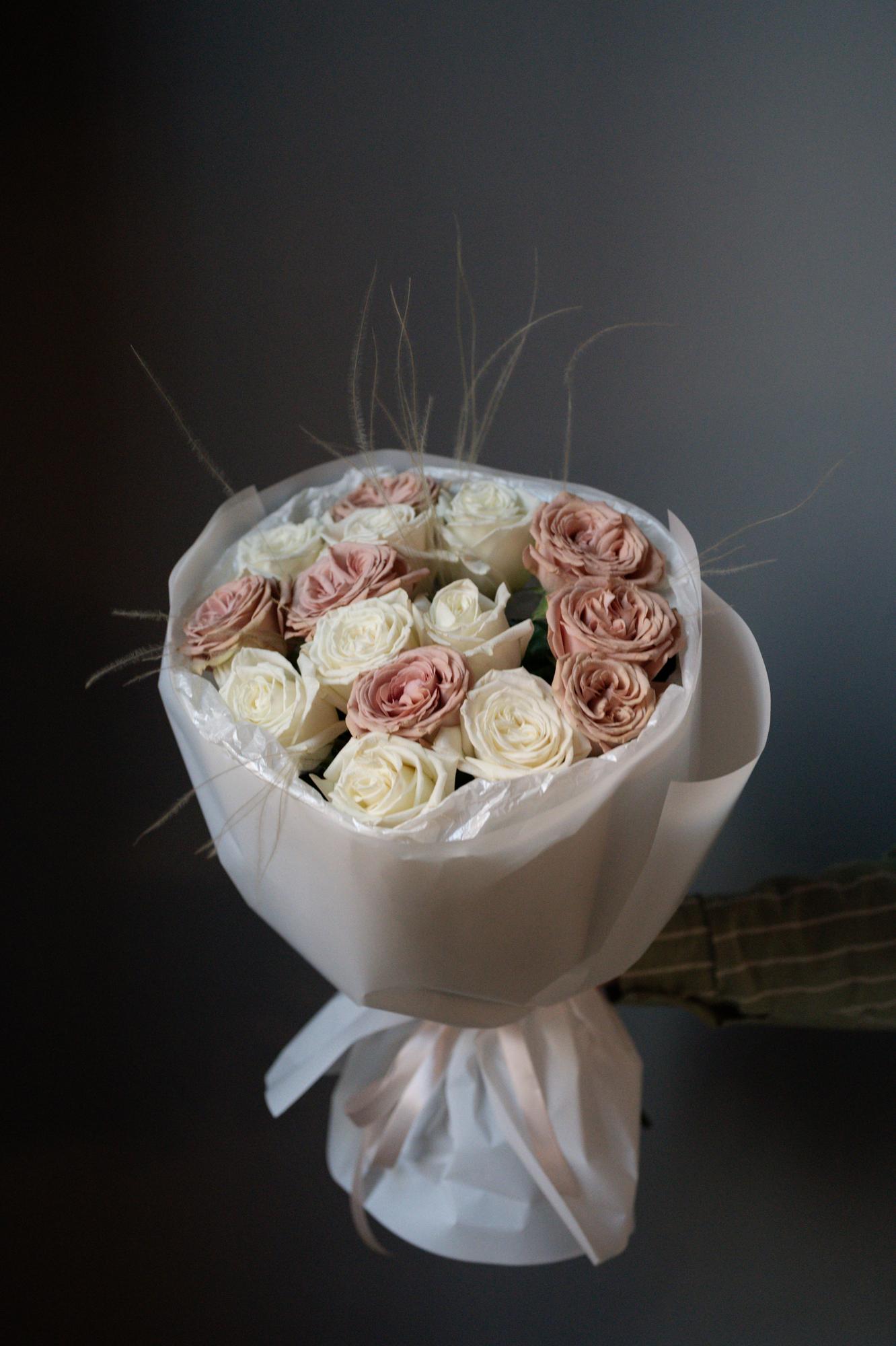 Дуо-букет "Кофе с молоком"