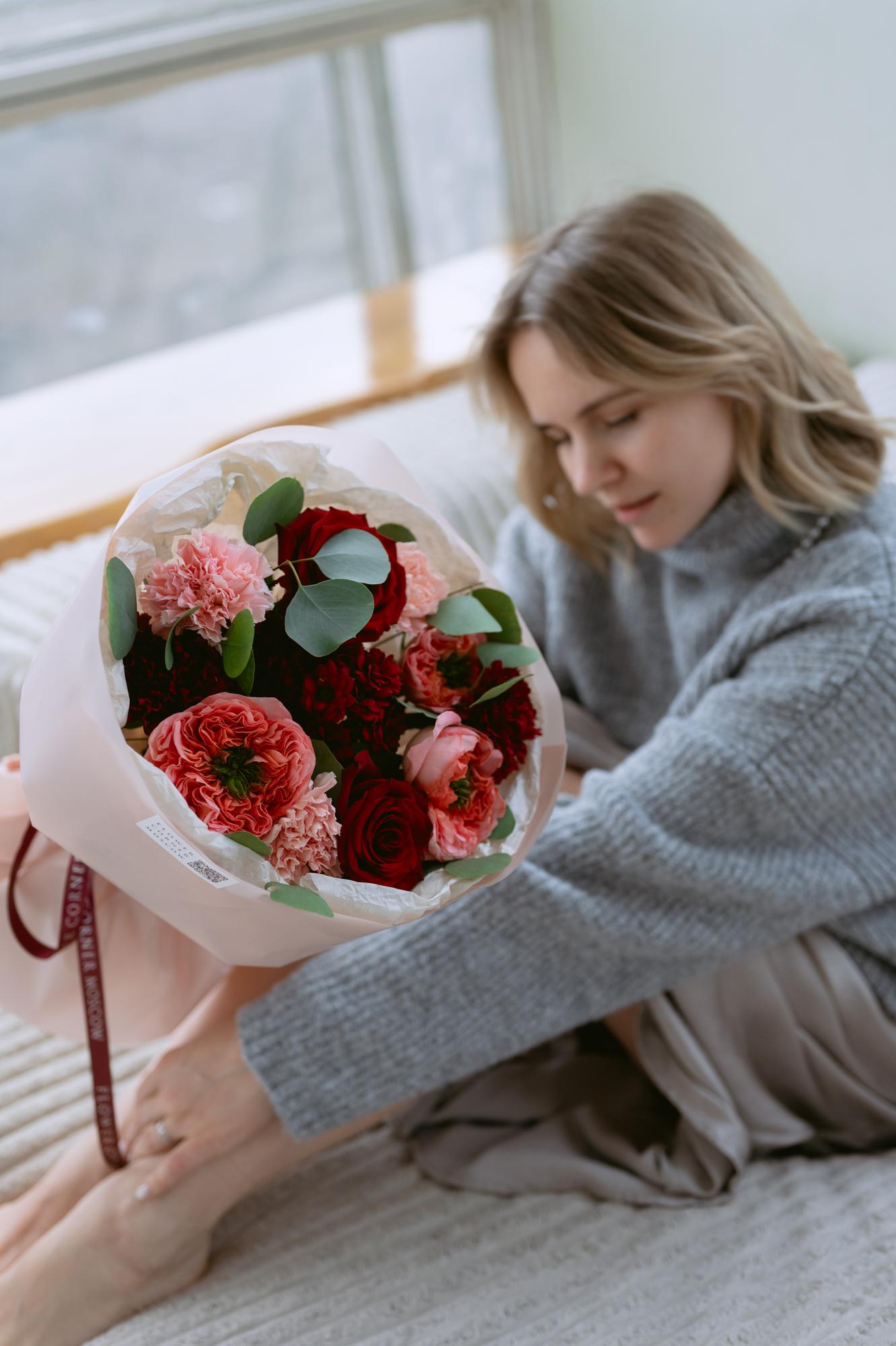 Букет "Мамин поцелуй"