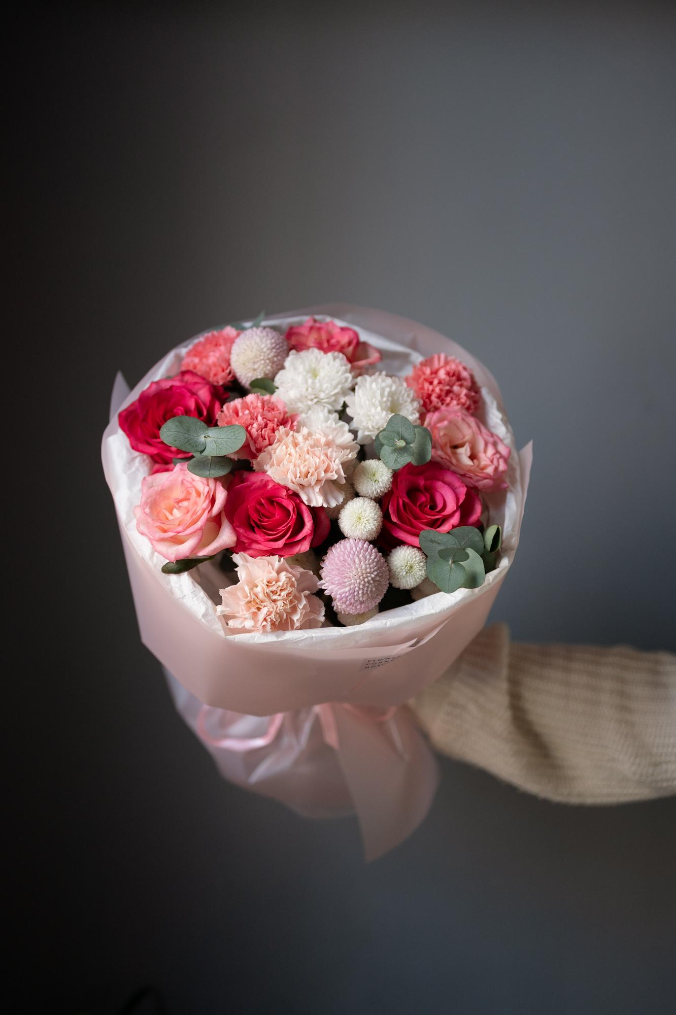 Букет "Розовый свет"