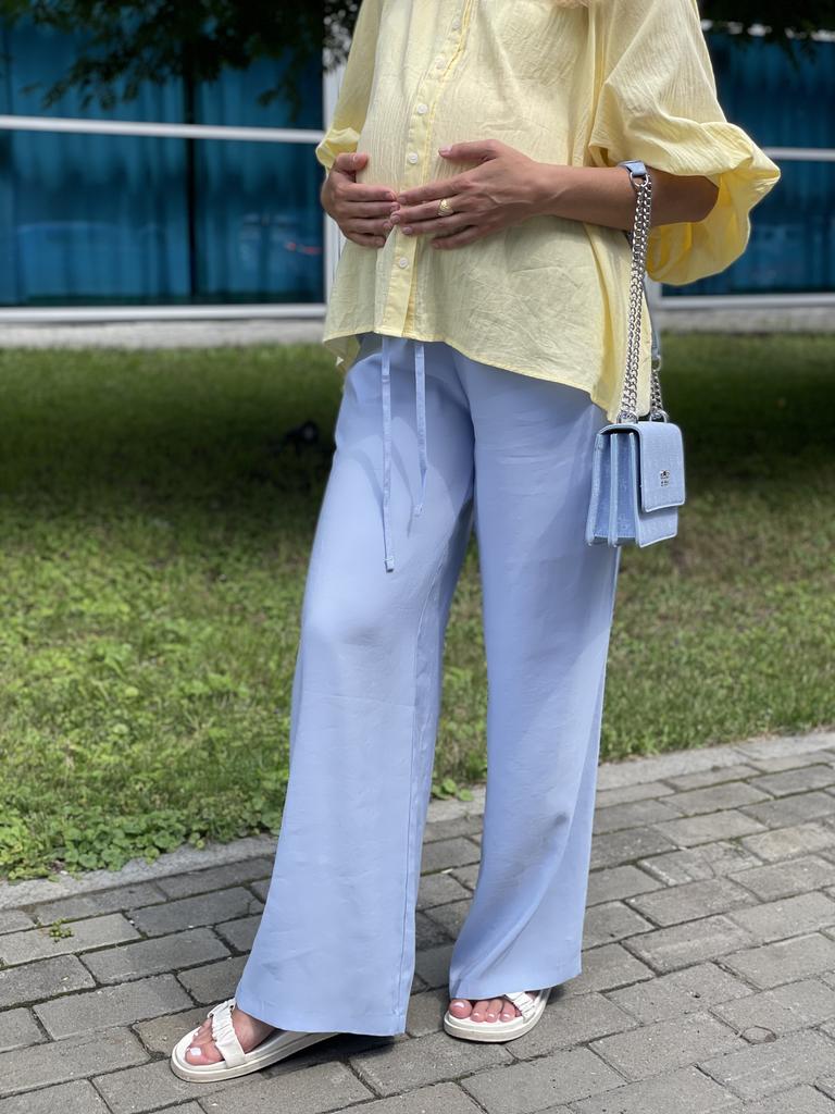 Брюки, голубые