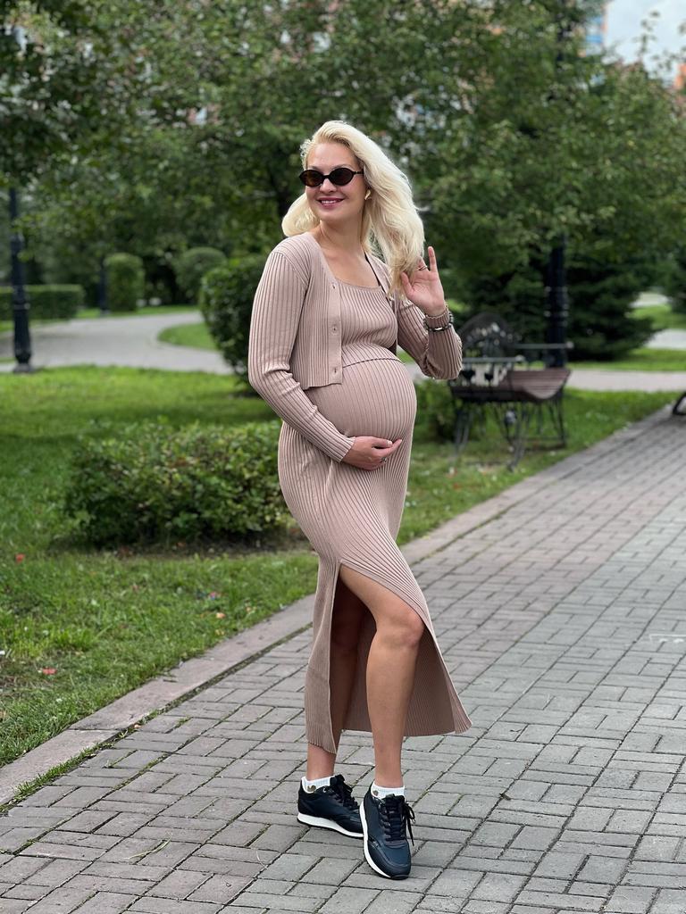 Костюм (кардиган, топ, юбка)