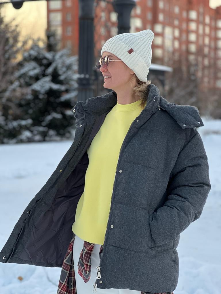 Куртка с хлопковым покрытием, графит