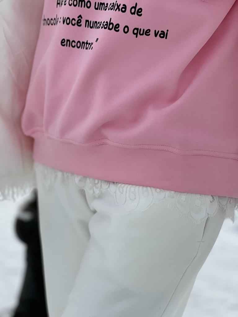 Джоггеры обычная посадка, белые