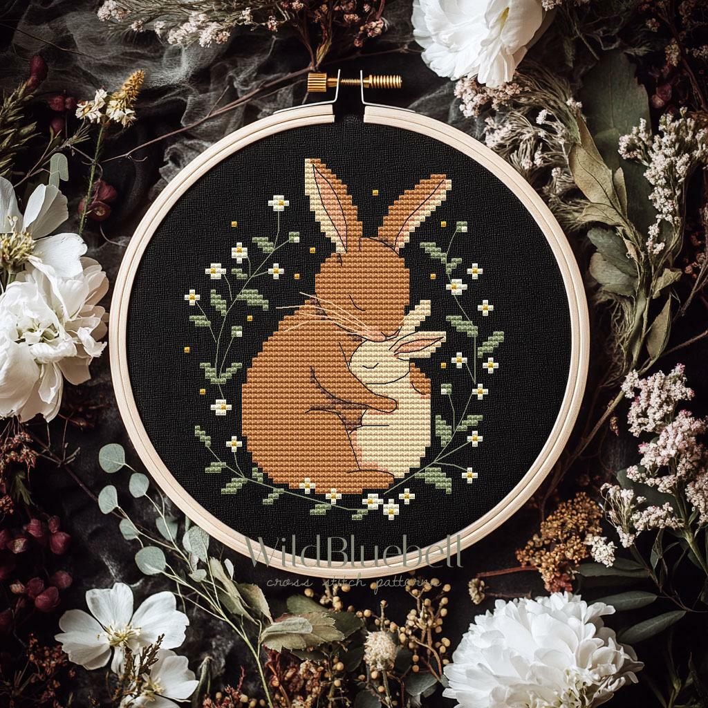 Запах ромашек. Электронная схема вышивки крестиком