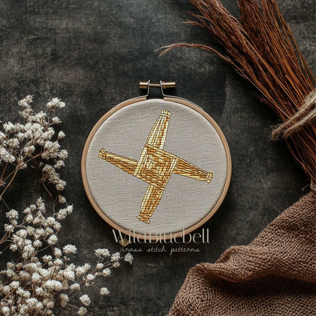 Крест Бригитты. Электронная схема вышивки крестиком