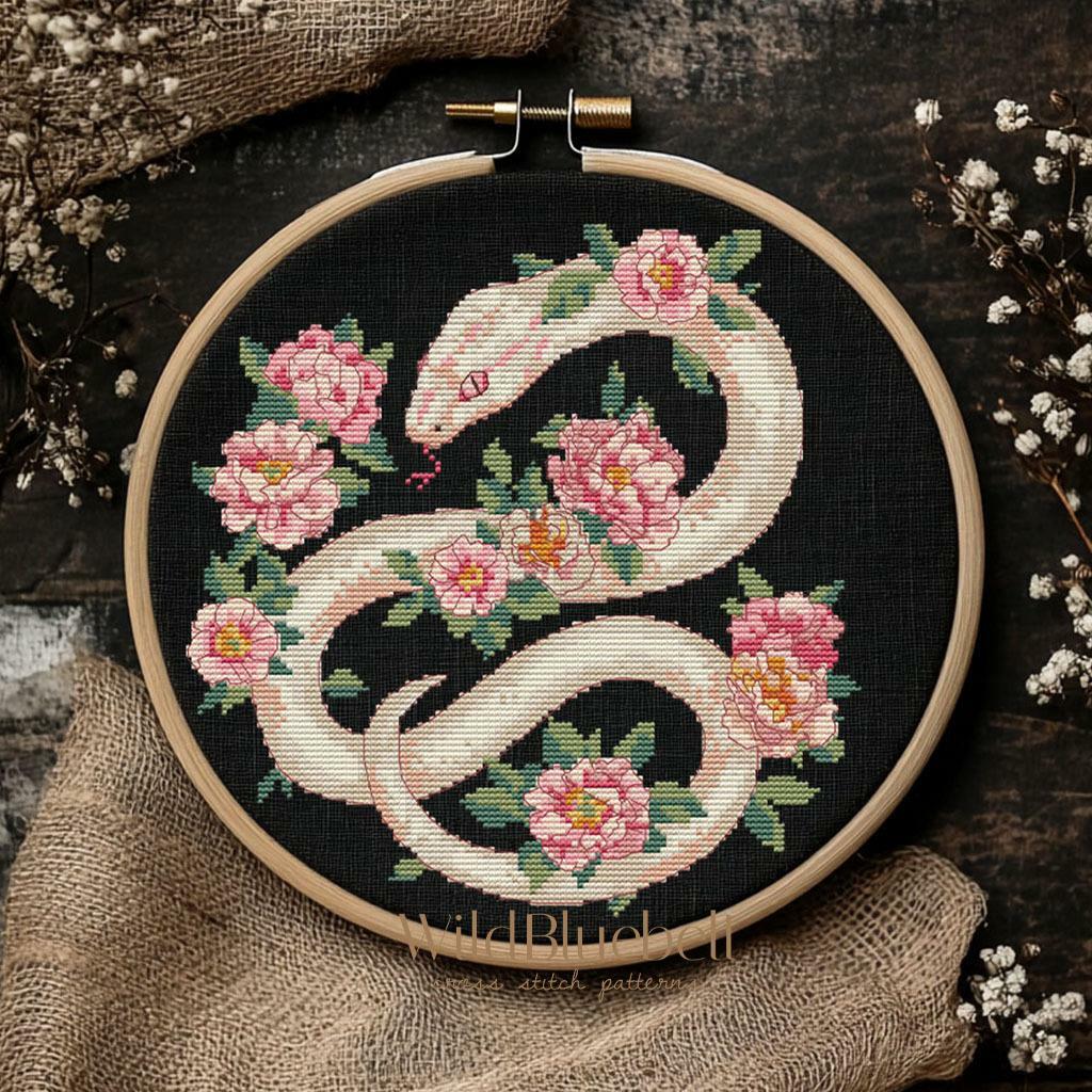 Сад иллюзий. Электронная схема вышивки крестиком