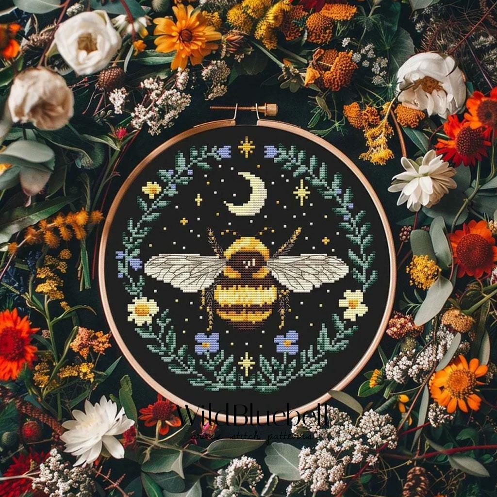 Мистический лес. Электронная схема вышивки крестиком