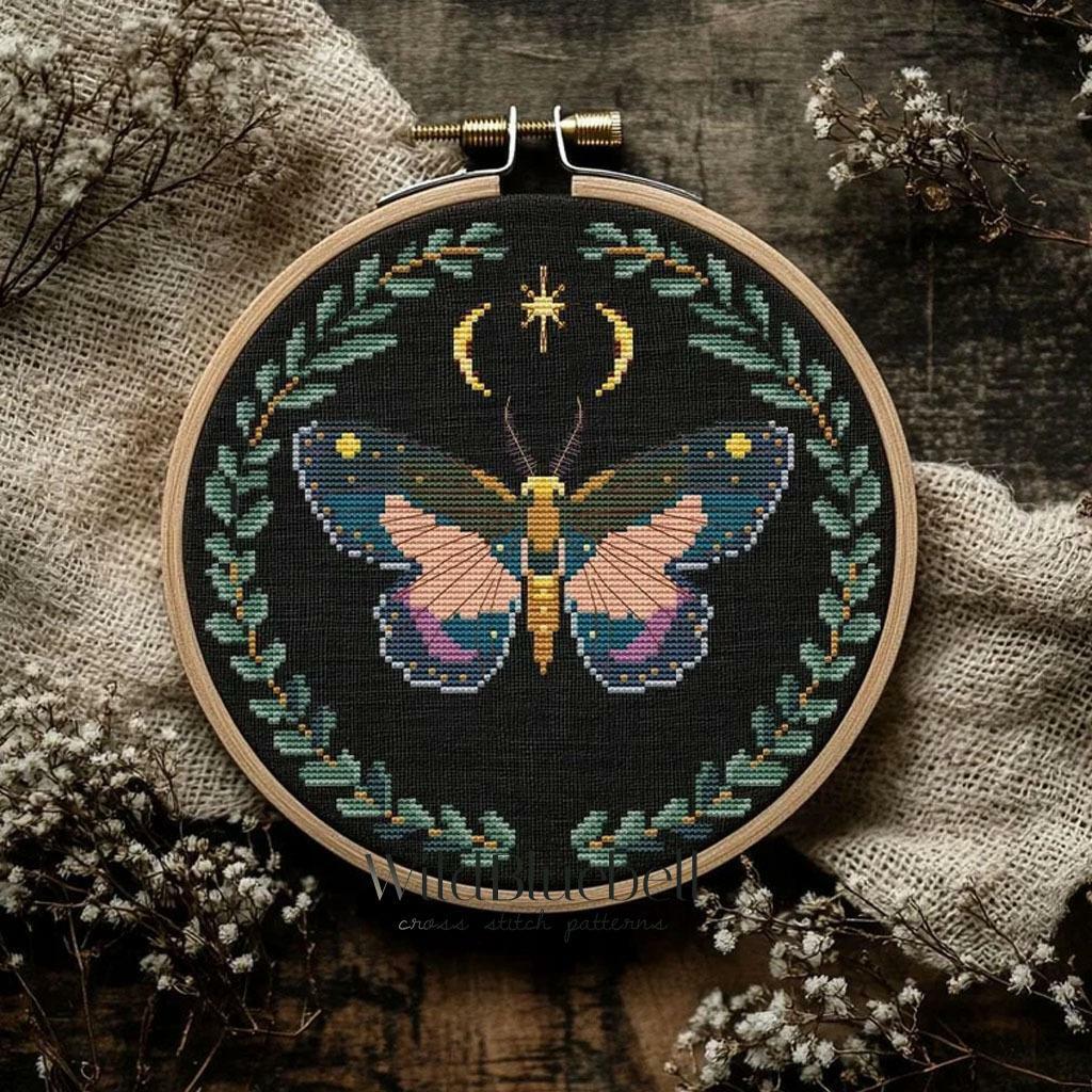 Волшебный лес. Электронная схема вышивки крестиком
