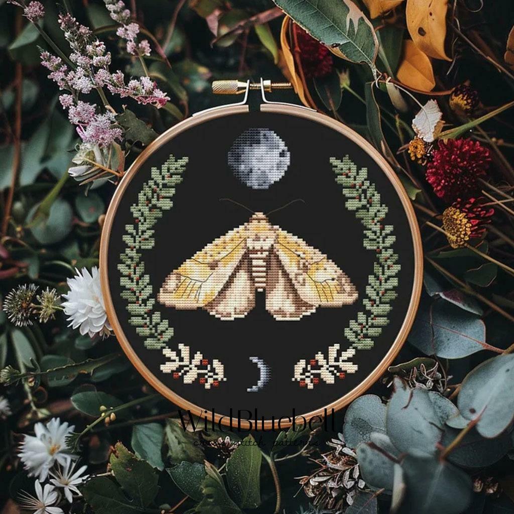 Чары леса. Электронная схема вышивки крестиком
