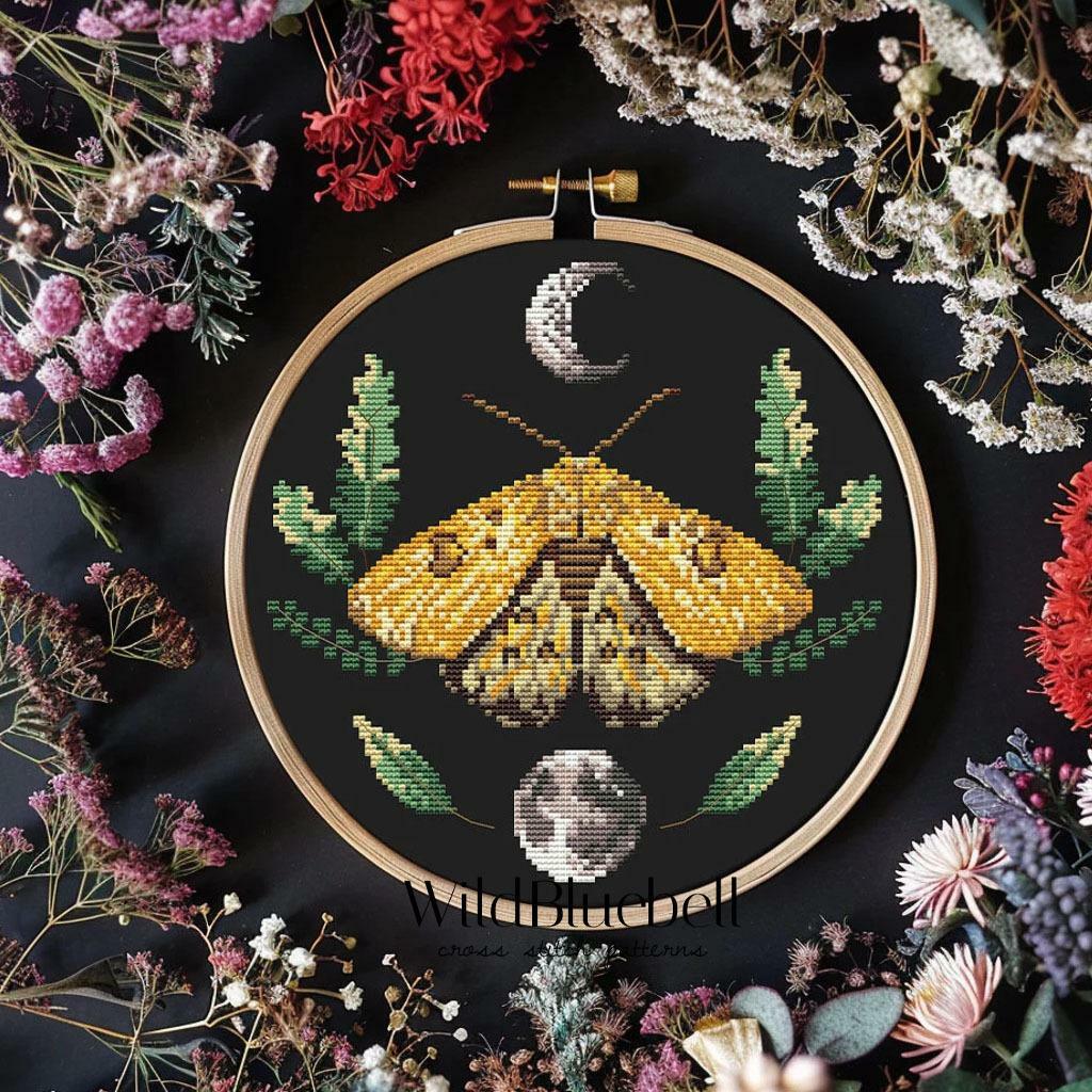 Лесной талисман. Электронная схема вышивки крестиком
