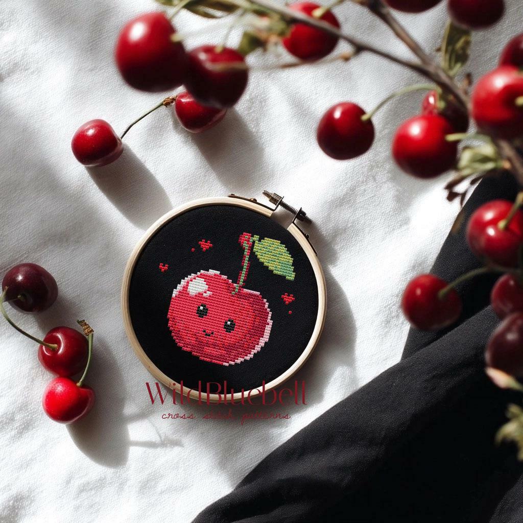 Сладкий привет. Электронная схема вышивки крестиком