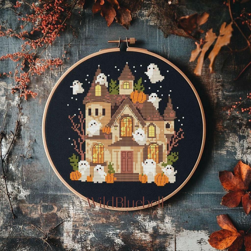 Бу-тиковый отель. Электронная схема вышивки крестиком