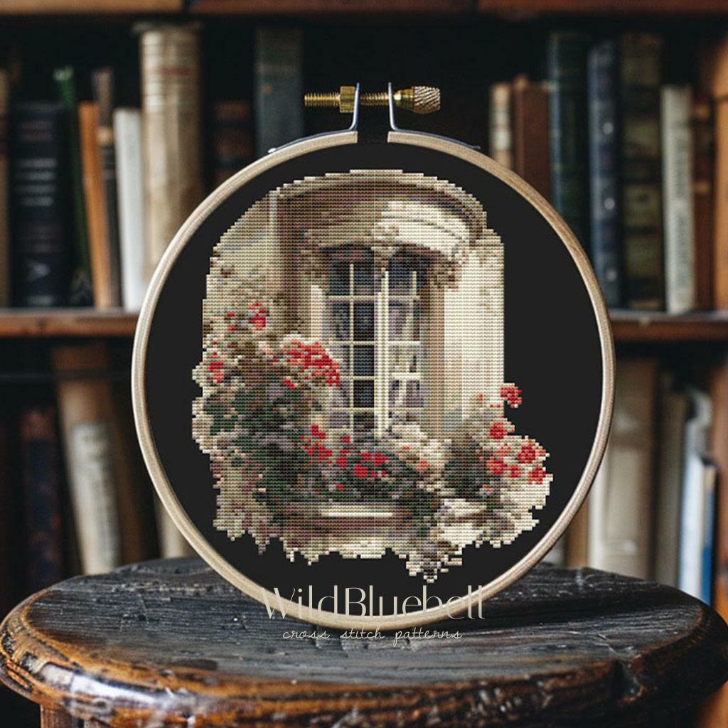 Утро в старом доме. Электронная схема вышивки крестиком