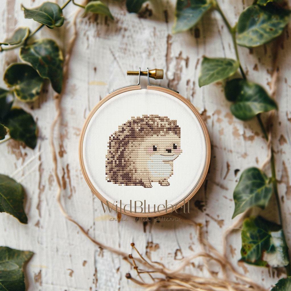 Колючий. Электронная схема вышивки крестиком
